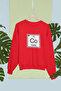 سويت شيرت قطني بأكمام طويلة مطبوع عليه قهوة مبطن بالصوف NISEX SWEATSHIRT