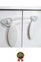 New Adjustable Cabinet Drawer Door Protection Device Child Baby Safety Lock 12 Pcs 17 cm - 3