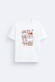 New Year 2026 New Year's Eve Santa Claus Christmas Printed White Crew Neck T-Shirt