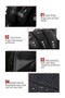 Motorcycle Black Touch Screen Touchable Screen Anti-Slip Elastic Fabric Bike Scooter Gloves - 4