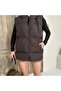 Women's Hooded Puffer Vest Coat - 7