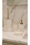 Decorative Porcelain Tree of Life Patterned Solid Soap Dish with Gold Detail, 1 Piece - 3