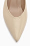 Michel Beige Women's Thin Heeled Shoes - 3
