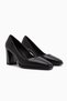 Doriana Black Blunt Toe Women's Heeled Shoes - 3