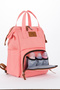 Mother Baby Care Backpack with Thermal Bottle Compartment, Strap Attachment and Keychain Gift - 7