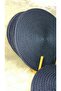 Navy Blue, Glitter-Edged 33 cm Placemat Set, American Style, 6 Pieces - 5