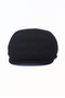 Black Beanie - Winter Cashmere Fabric - Standard Size Hat - 4