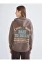 Printed Oversized Women's Thick Hoodie (W5) - 4