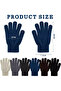 Men's Gloves Winter Knitted Gloves Black - 6