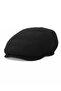 Black Beanie - Winter Cashmere Fabric - Standard Size Hat - 3