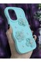 Samsung Galaxy A33 Compatible Water Green Pearl & Tulle Floral Stylish Phone Case - 3