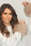 Plush Faux Fur Oversleeve Fluffy Cuff Wristband - Vegan Soft Earthy Gray - 6