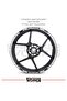 Cfmoto Wheel Rim Sticker Rim Strip Set of 16 Compatible with All Models Sticker Label Model