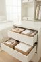 2-Piece Jute Drawer Cabinet Organizer Storage Box Children's and Baby's Room Organizer Set - 5