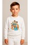 Children's Suit Sweatshirt Kay Kay Printed Girls Boys Crew Neck3 4-5-6-7-8-9-10-11-12Years