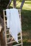 4 Layers 100% Cotton Muslin Baby Blanket (90×110) Muslin Cover Baby Muslin Swaddle Fringed Muslin White - 5