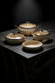 7-Piece Leon Granite Pot and Pan Set – 20 cm 2.5L, 24 cm 4.5L, 26 cm Shallow 3L, 26 cm Pan - 5