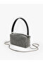 Stone Detailed Strap Handle Shoulder Bag - 5