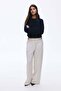Wide tailored trousers