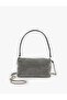Stone Detailed Strap Handle Shoulder Bag - 4