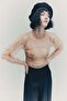 Embroidered mesh top - 4