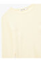 Slim Fit Semi-Sheer Long Sleeve Crew Neck Blouse - 5