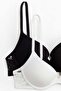 2-pack cotton push-up bras - 2
