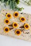 2-Piece Sunflower Model Snap Buckle Hair Clip - 3