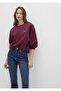 Round Neck Logo Sweatshirt Maroon Ban - 2