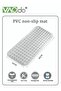 No Slip Bath Mat, PVC Bathtub Shower Mat with Drain Holes and Suction Cup, Machine Washable BPA and - 2