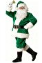 Dark Green Santa Claus Costume Adult - 4