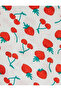 Fruit Patterned Mini Skirt with Tie Detail - 6