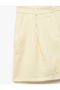 Yellow Women's Regular Fit Shorts 5Sak40412Pw - 6