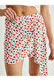 Fruit Patterned Mini Skirt with Tie Detail - 5
