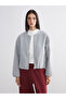 Rmz Gi̇yi̇m Farkiyla Zero Roba Collar Women's Cashmere Jacket