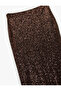 Sequined Slim Fit Midi Evening Dress Skirt - 5