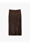 Sequined Slim Fit Midi Evening Dress Skirt - 3