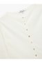 Viscose Fabric Long Sleeve Crew Neck Buttoned Slim Knitwear Cardigan - 5