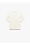 Sequined Short Sleeve Knitwear Polo Neck Sweater - 4