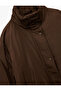 Long Sleeve Comfortable Fit Anorak Jacket with Mock Neck Snap Button Pockets - 5