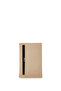 Unisex Genuine Leather Beige Card Holder