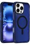 iPhone 16 Pro Max Hard PC Polycarbonate Shockproof Case (Blue Case)