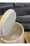 🟫   Travertine Natural Stone 4-Piece Bathroom Set – Handcrafted Premium Series - 3