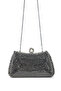 Women's Vegan Black Evening Bag - 3