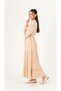 Girl's Long Maxi Hijab Dress-Lined-Comfortable Flowy and Loose Fit-Elb-0049-4979 - 5