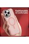 iPhone 16 Pro Max Hard PC Polycarbonate Shockproof Case (Pink Case + 2 Glass) - 3