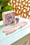 Gift Stone Zikirmatik and 99 Pearl Prayer Beads Set in Box - Pink