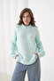 Women's Crew Neck Bürümcük Soft-Textured Oversized Knitwear Sweater - 3