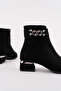 Bln-704 Low Heel Buckle Boots - 2