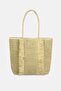 Ada Çayı Women's Straw Beach Bag with Tassel Detail